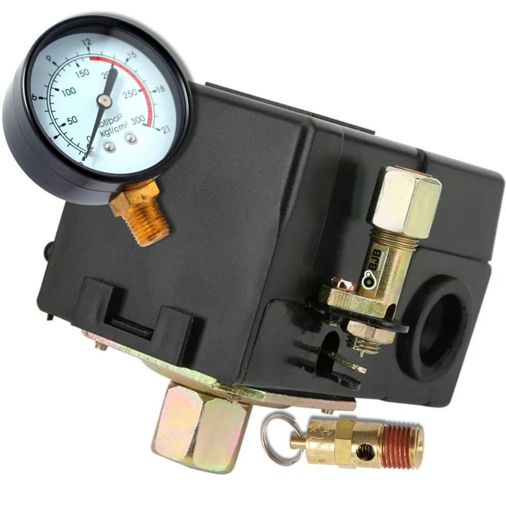 Kit Pressostato 80-120 1V Compressor Para Chiaperini Tekna