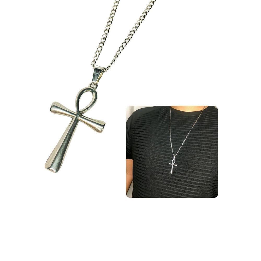 Corrente Cordão Masculino 70Cm Longo Grumet 2Mm Pingente