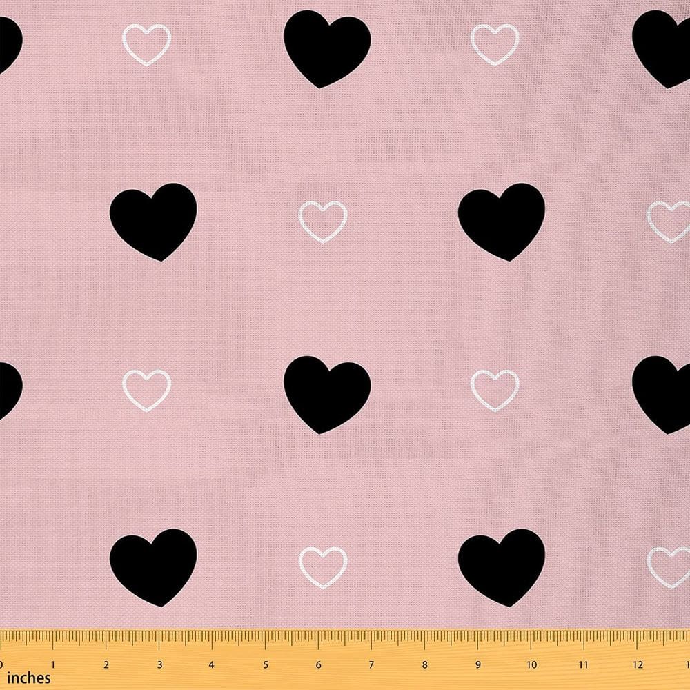 Tecido Erosebridal Cute Heart Pattern, estofamento feminino, 1 m