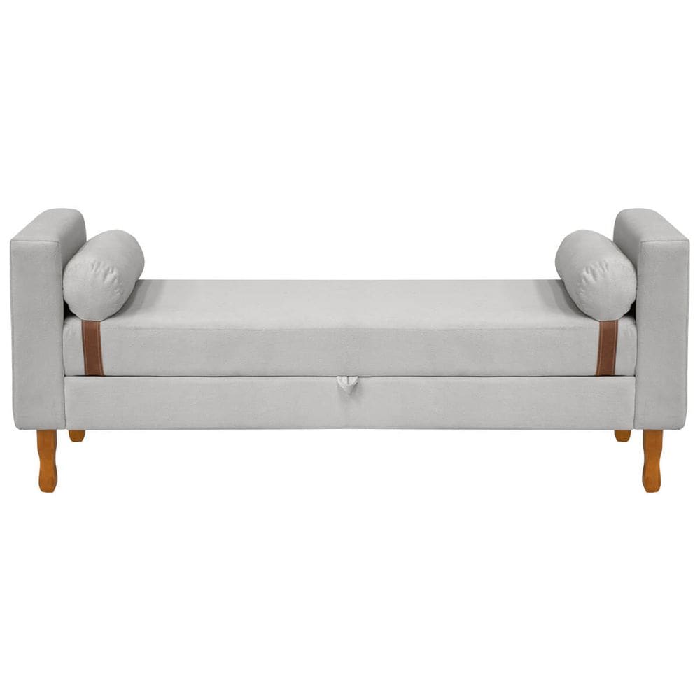 Recamier Sapateira Baú Pietro para Cama Box King Size 195cm Bouclê - SOFA STORE