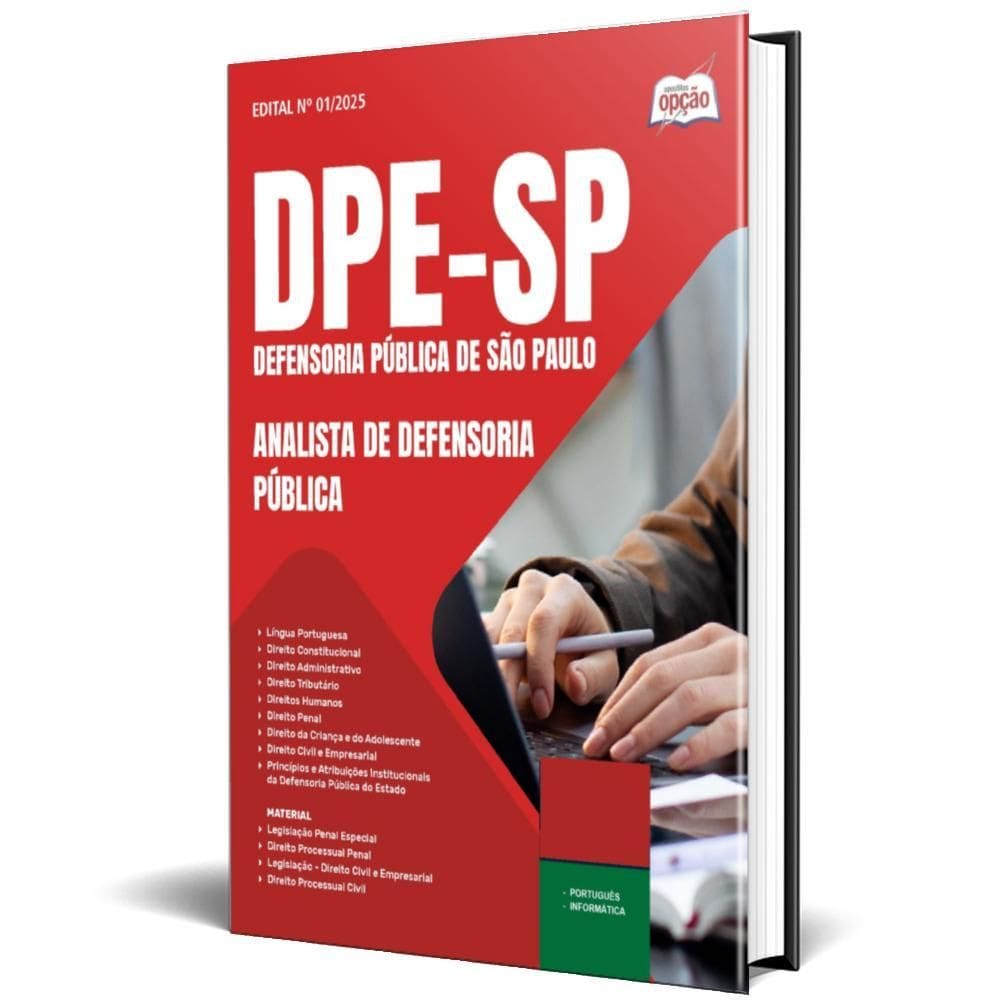 Apostila Dpe Sp 2025 - Analista De Defensoria Pública