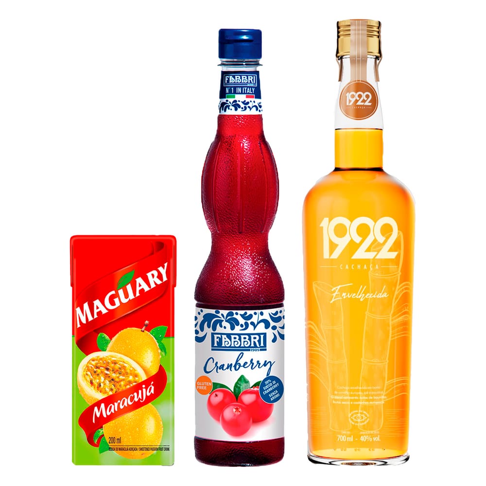 Combo para Coquetel Arte Tropical 1922