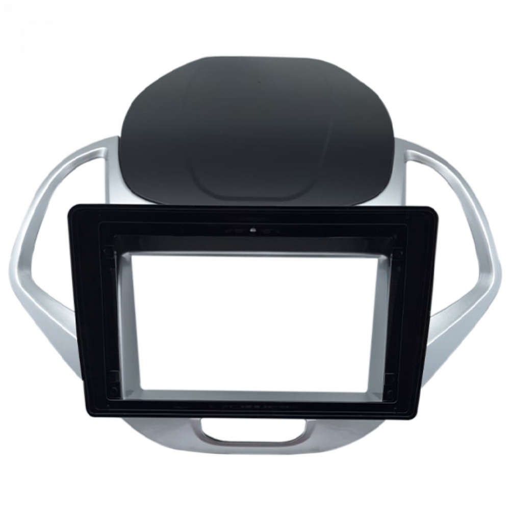 Moldura 9 Flutuante Ford Ka Freestyle - Prata