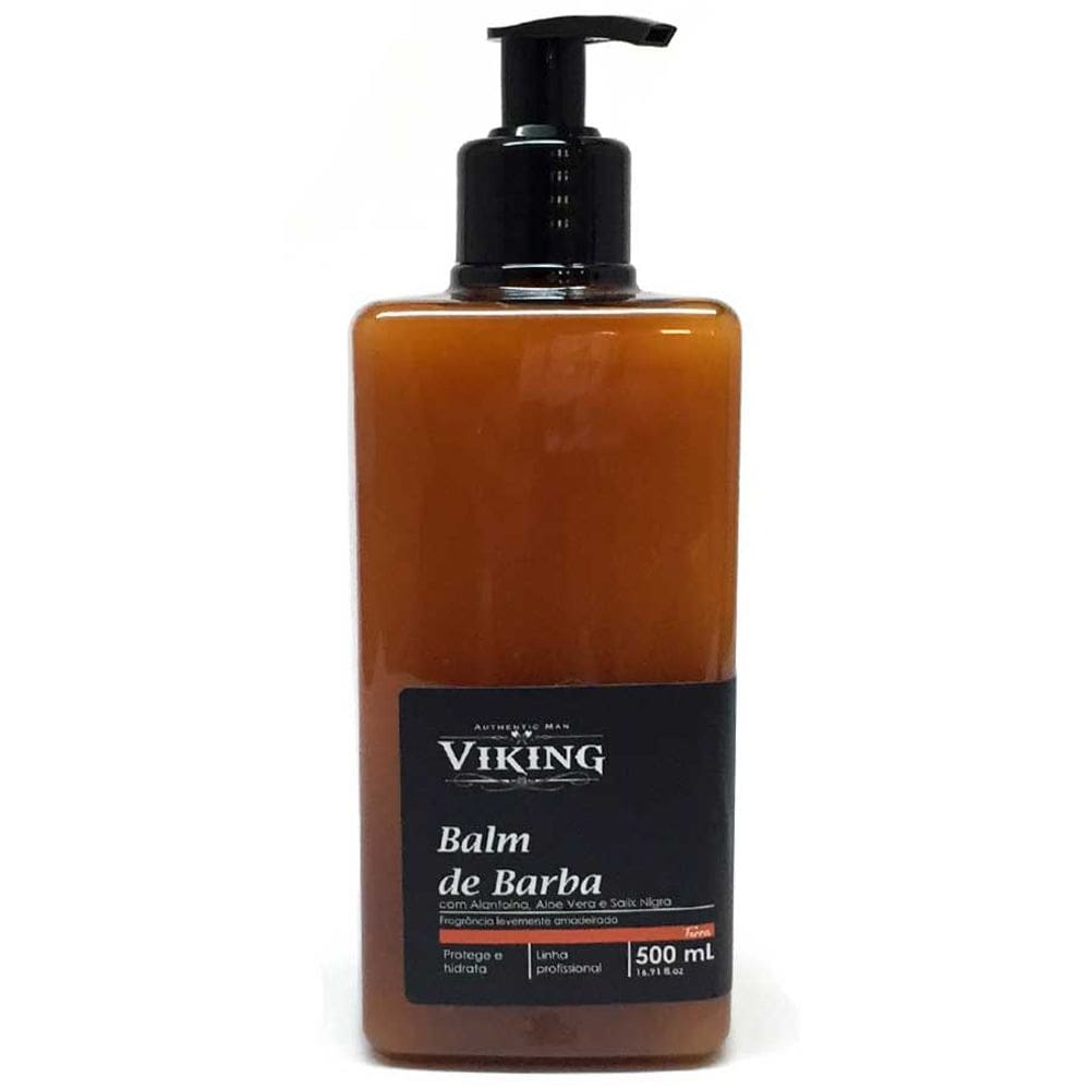 Balm de Barba Terra 500mL Bancada Barbearia - Linha Profissional Viking