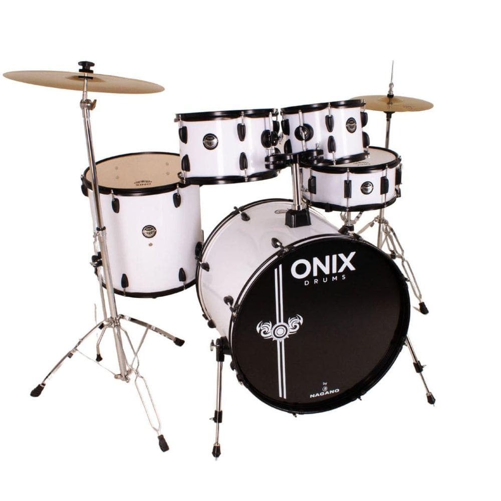 Bateria Acústica Tagima Nagano Onix Skinny 20” Completa C/ Banco