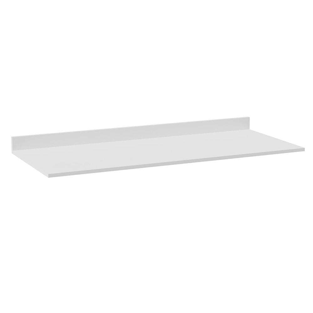 Tampo Para Balcão de Cozinha 118cm MDP Z34 Branco - Mpozenato