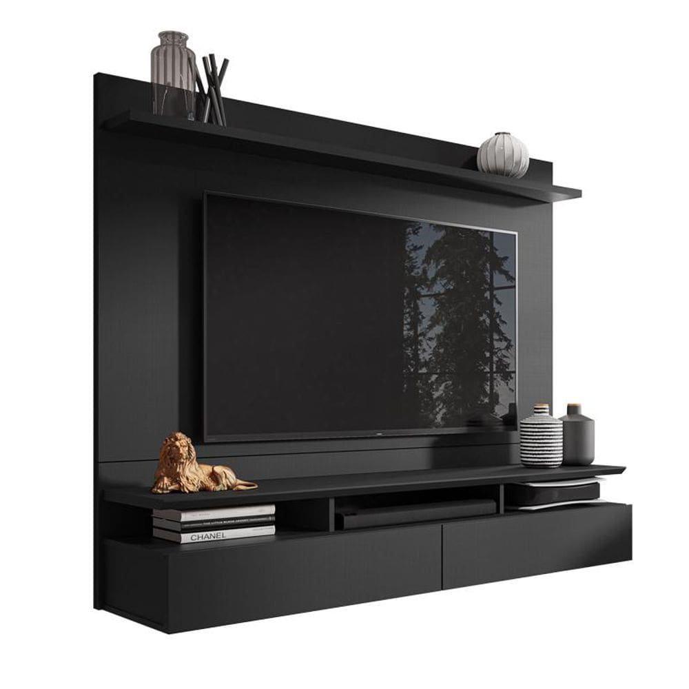 Home Suspenso para TV Noruega Preto - Fdecor