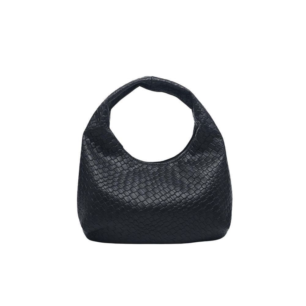 Bolsa de couro vintage Floerns, ombro, preta
