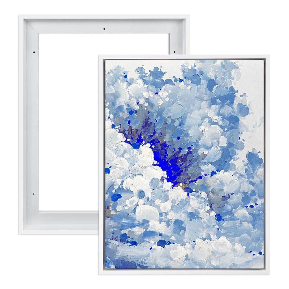 Moldura flutuante FOLKOR para pinturas em tela de 20x25cm, pacote com 2