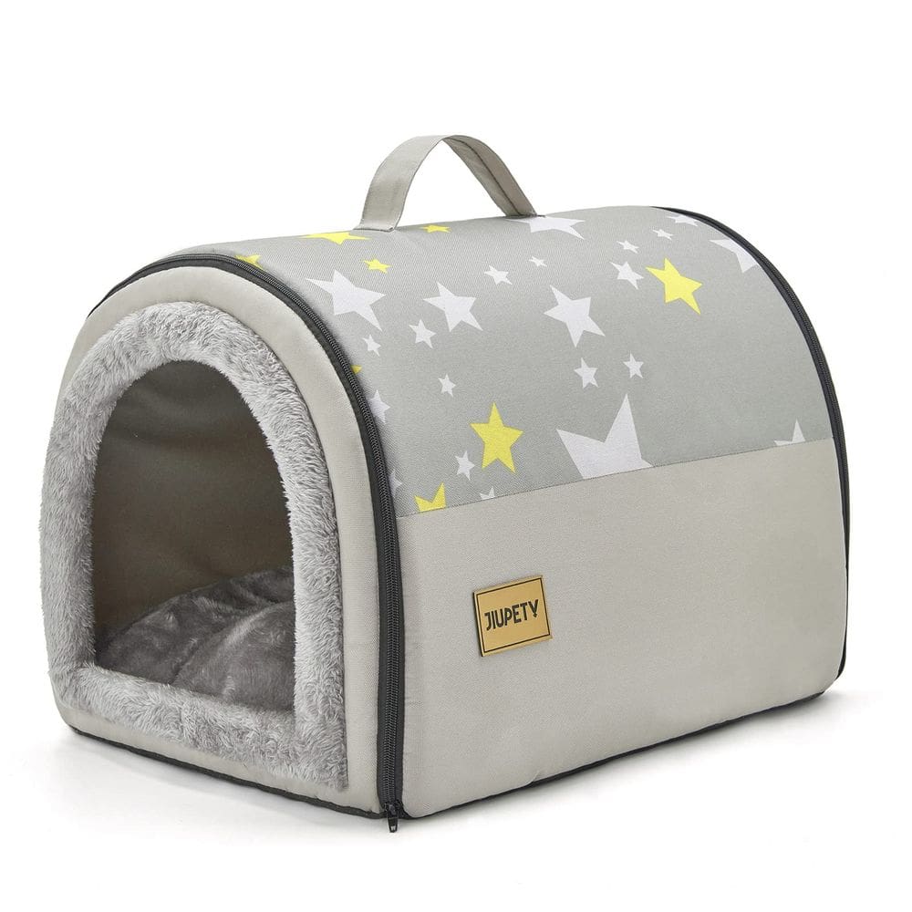 Cama Dog House Jiupety Cozy 2 em 1 para animais de estimação para gatos e cães pequenos