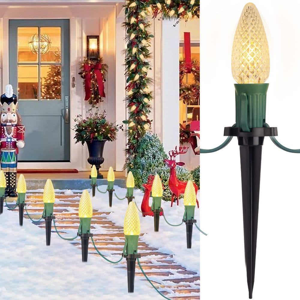 Luzes de corda de Natal Brightown C9 20 LED Outdoor