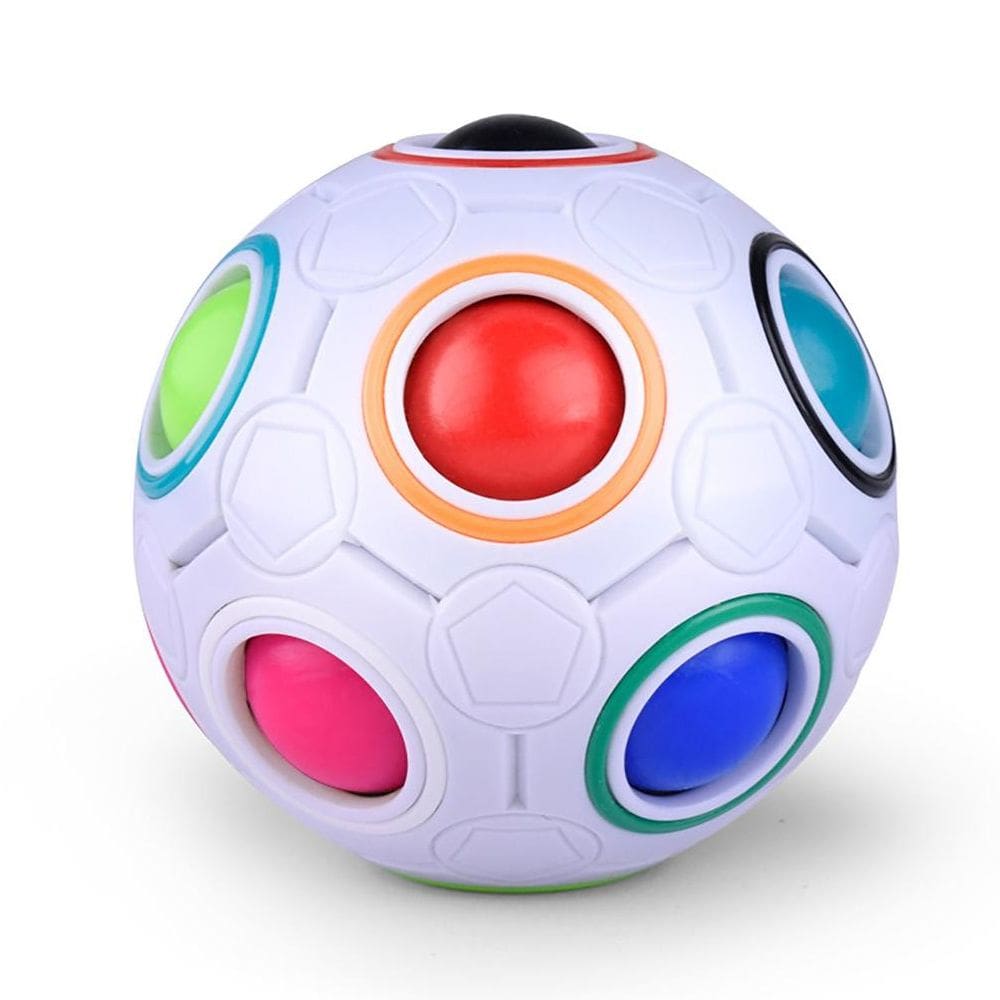 Football Fidget Cube Cubo Mágico Bola Jogo Quebra Cabeça Puzzle TikTok Crianças Infantil 12 Buracos -