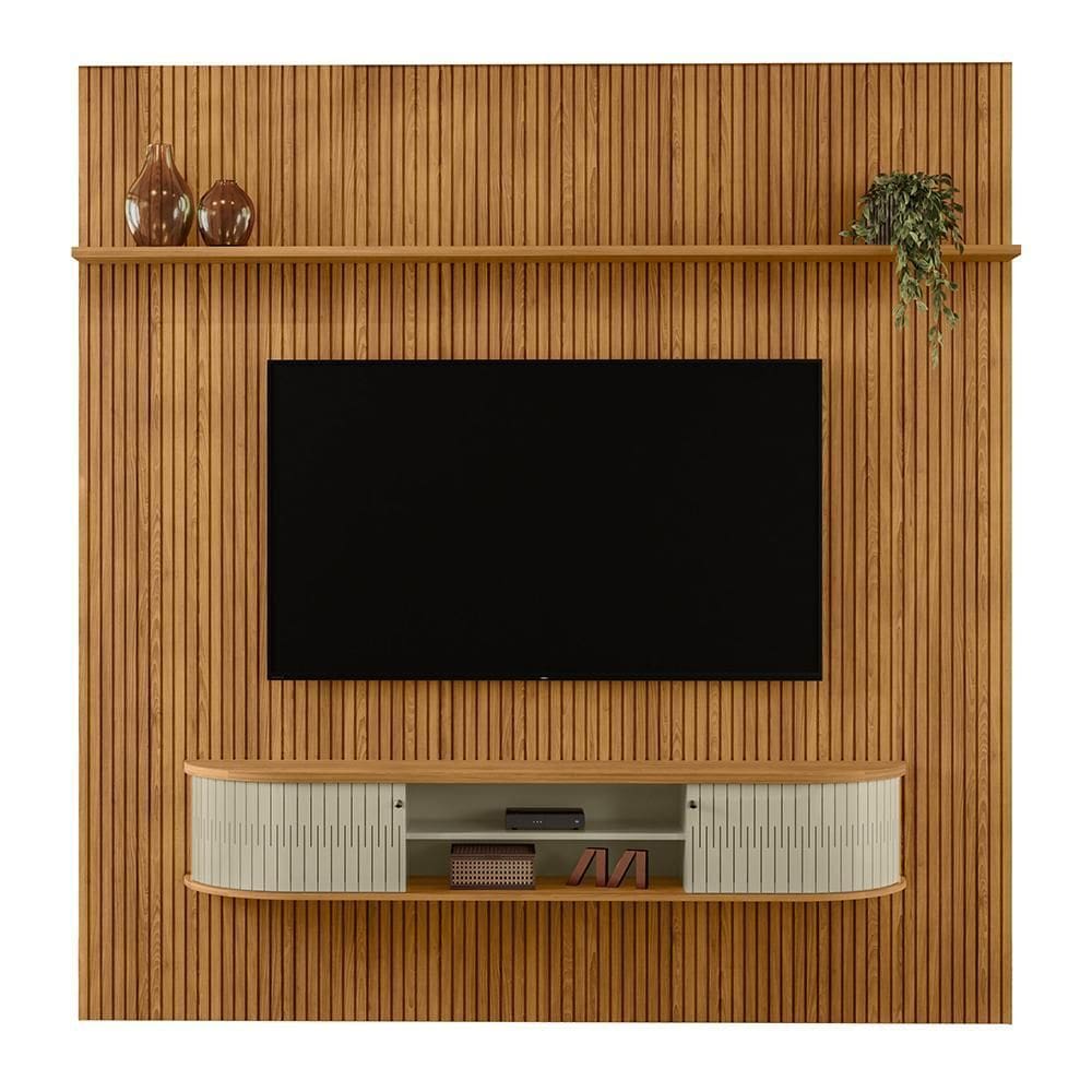 Rack Bancada com Painel New Bugatti para TV até 75” - Madetec