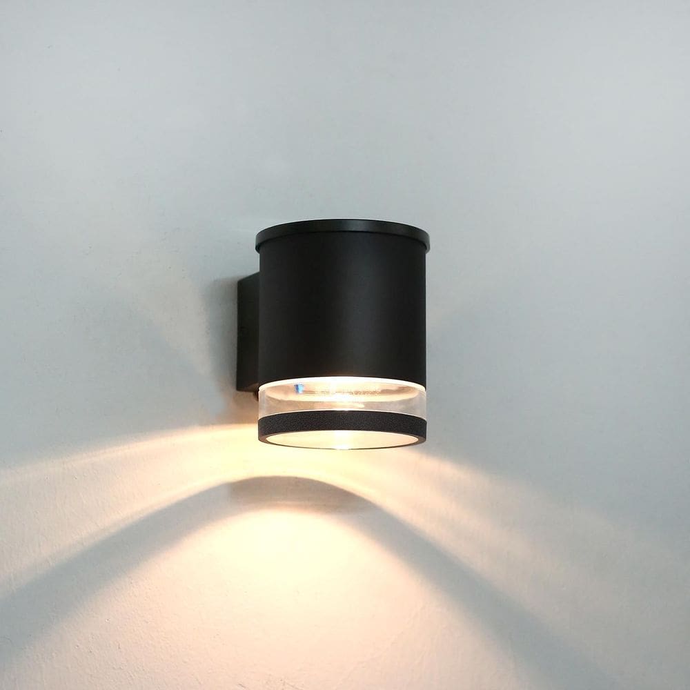 Lâmpada solar de parede HFVLITE Dusk to Dawn Garden, pacote com 1