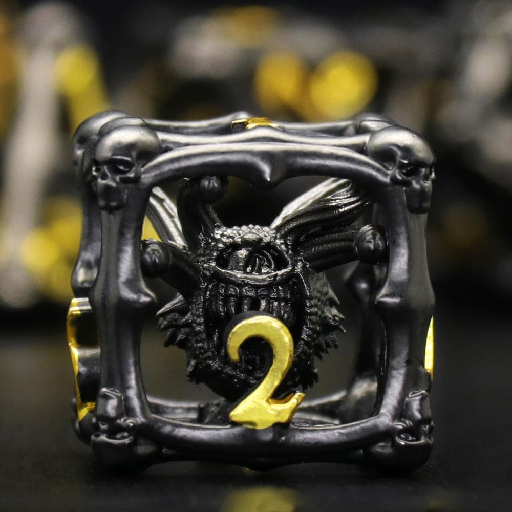 Conjunto de dados ZHOORQI Beholder Dragon Eye para DND Dungeons & Dragons