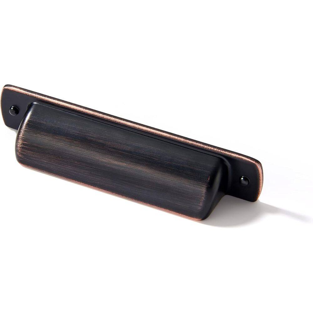 Gaveta de armário puxa khtumeware em bronze polido a óleo, pacote com 10