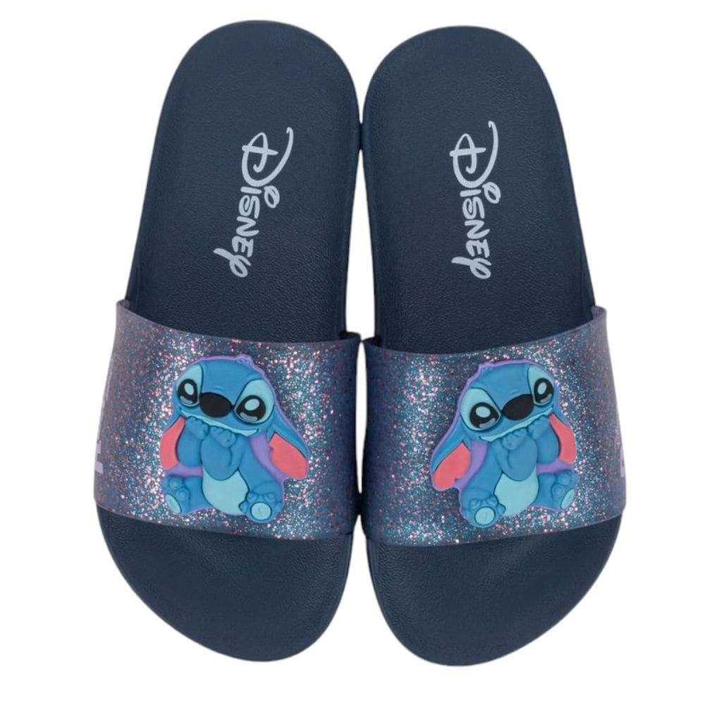 Chinelo Infantil Menina Slide Slip On Disney Stitch