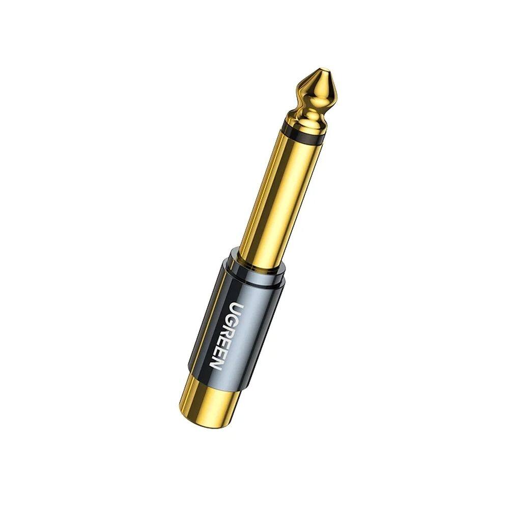 Adaptador RCA Fêmea para 6.5mm 6.35mm UGREEN Conector de Audio