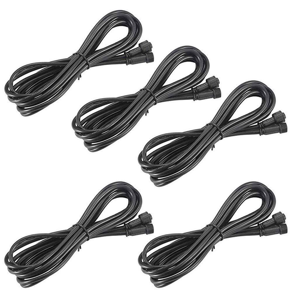 Pacote de cabo de extensão de 5 FVTLED de 3 m e 5 pinos para luz de deck LED RGBW