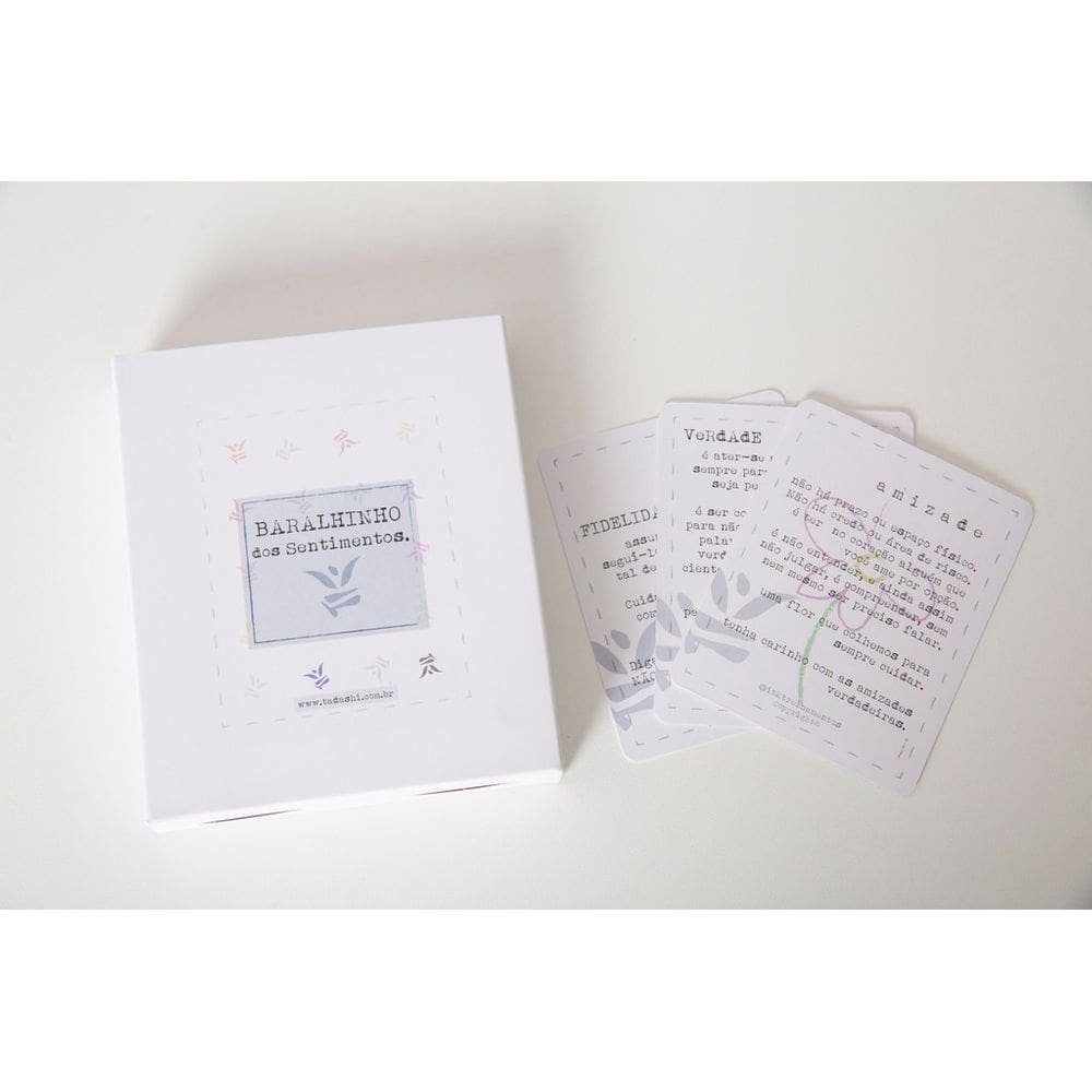 Baralhinho dos Sentimentos - Cartas para Constelação Familiar