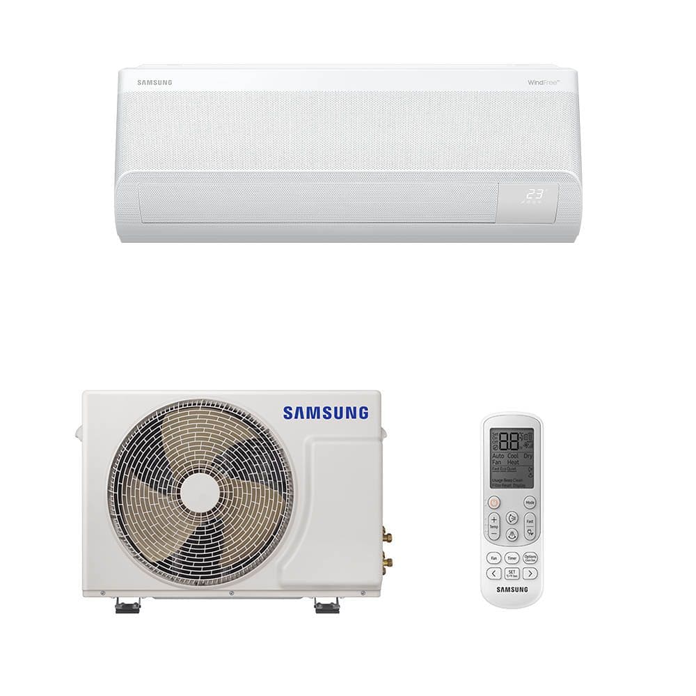 Ar Condicionado Split Hi Wall Inverter Samsung WindFree Connect AI 9.000 Btus Quente e Frio 220V R-32