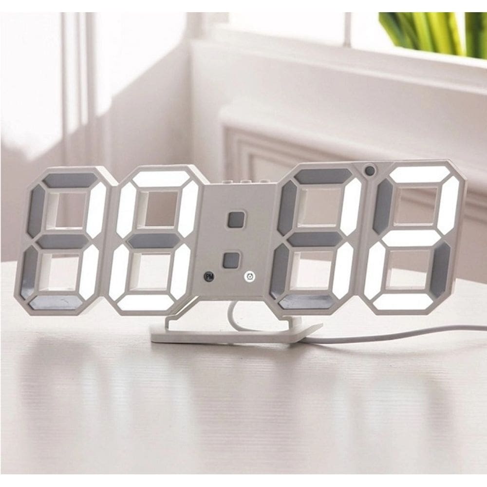 Relógio Digital LED - Alarme 12/24 Horas