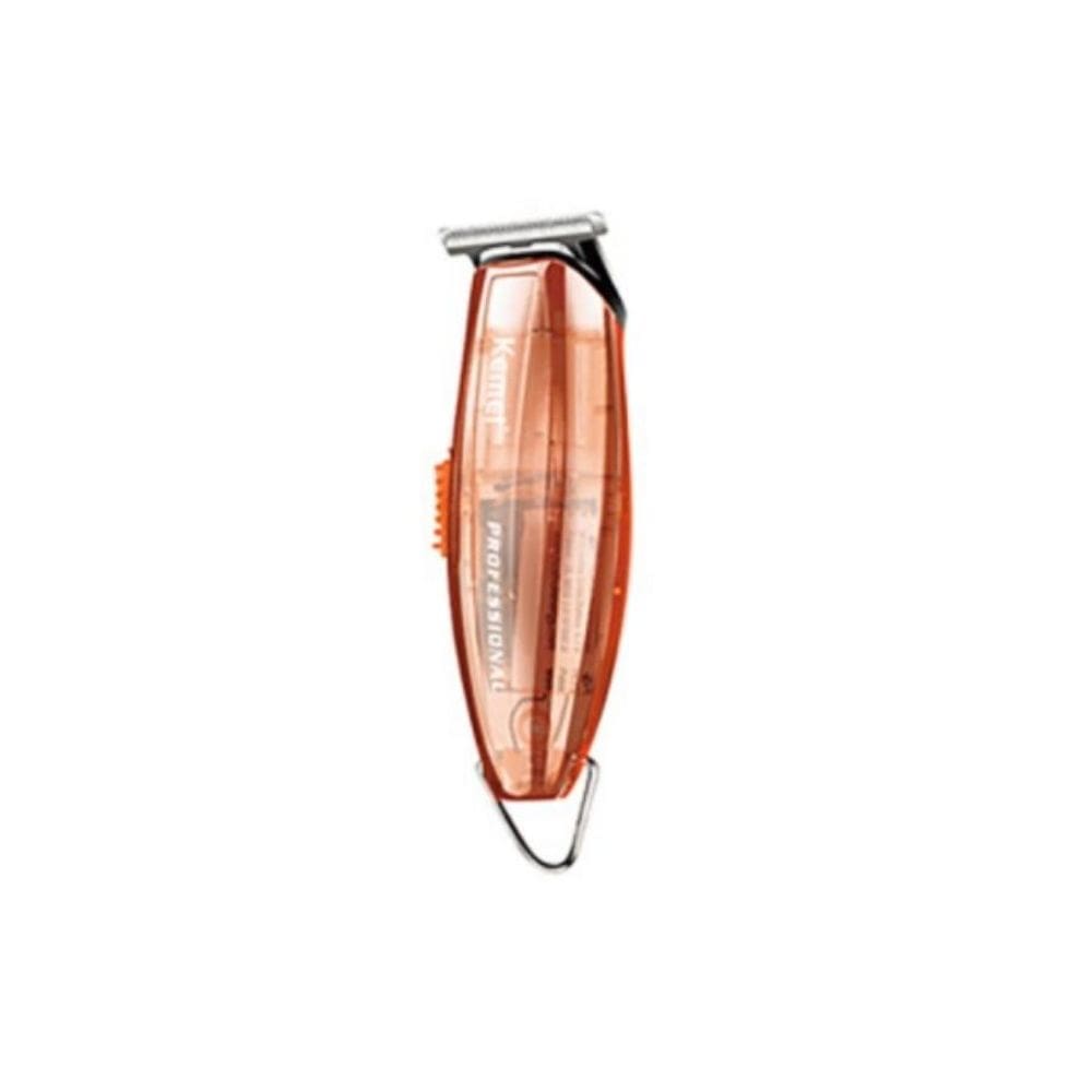Máquina Cabelo Barba - Laranja Transparente Bateria