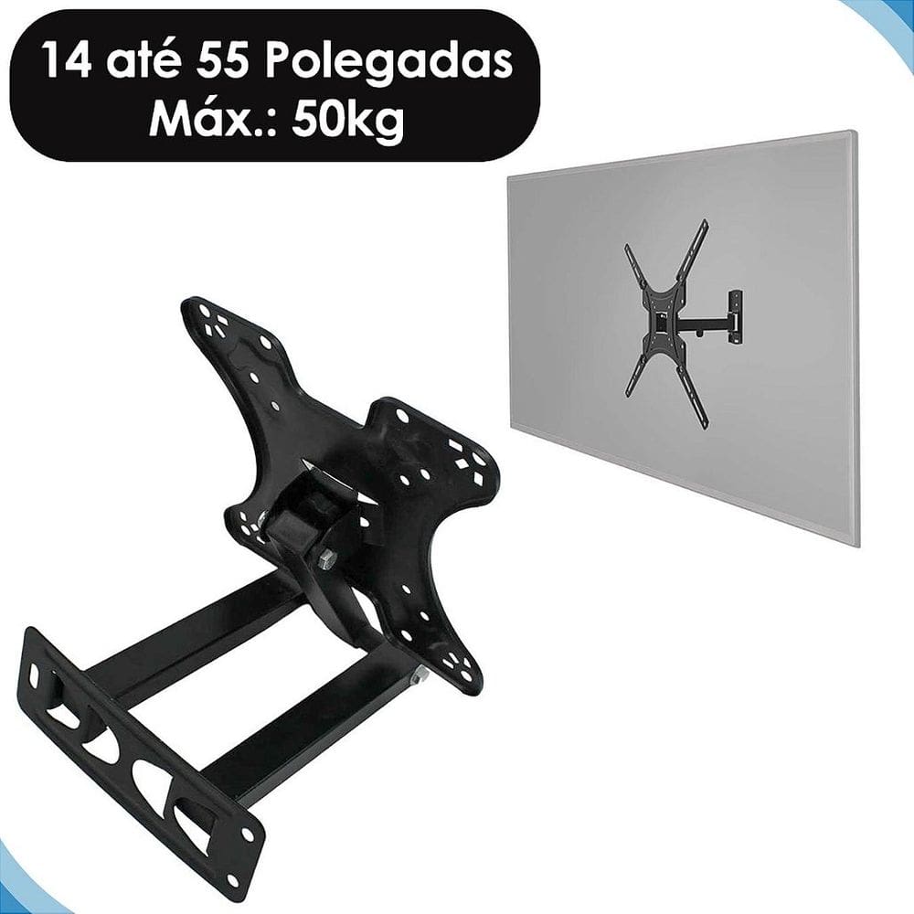 Suporte TV Articulado 14-55 Polegadas - 50kg