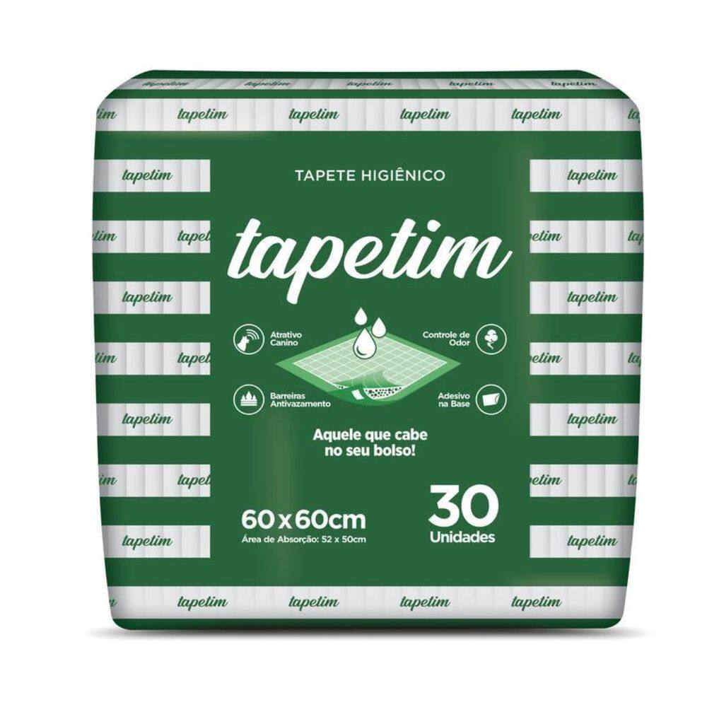 Tapete Higiênico 30un Cães 60x60cm Tapetim Absorção Rápida