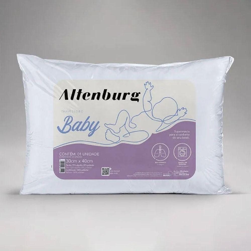 Kit 5 Travesseiros Altenburg Baby 30x40cm
