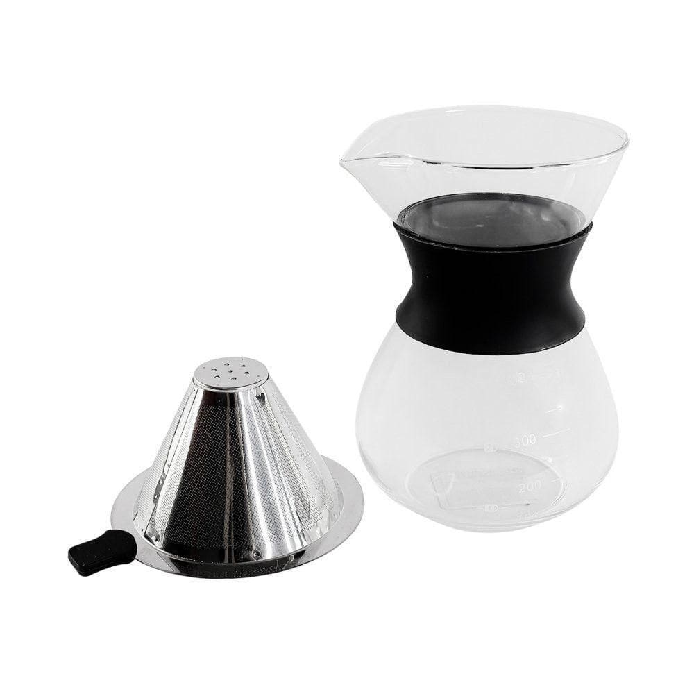 Cafeteira De Vidro Com Coador 400ml