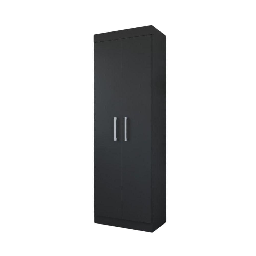 Armário Multiuso 2 Portas 1800 Light Fiorello Preto