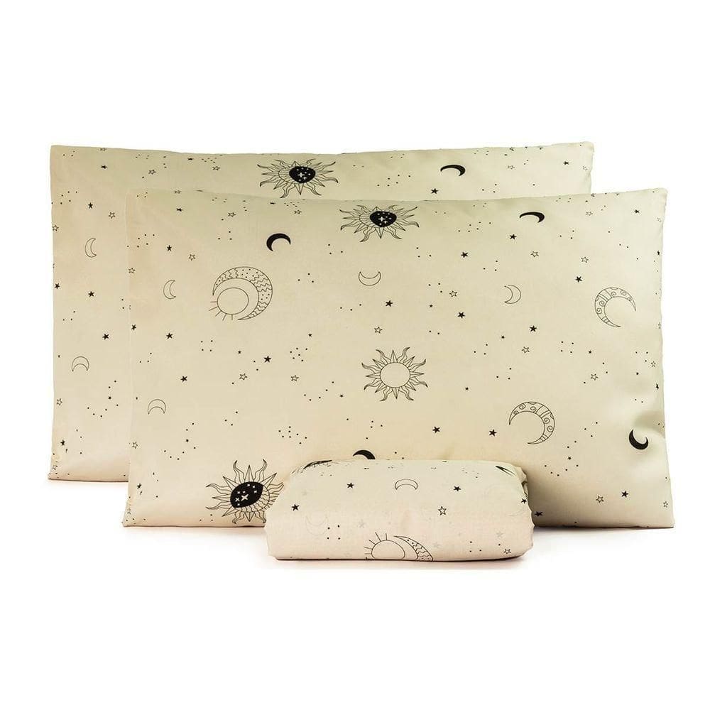 Jogo De Lençol Queen Essencialle 150 Fios 3 Peças - Sol E Lua