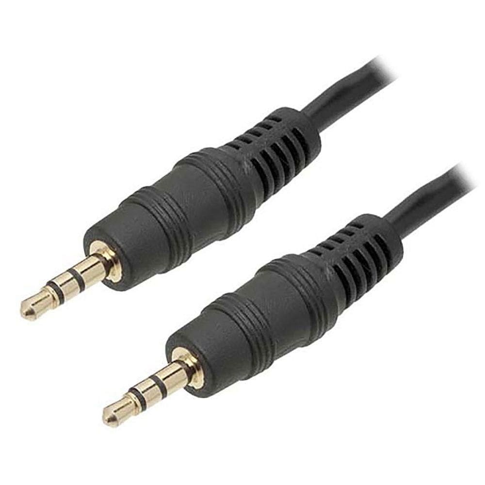 Cabo P2 Estereo X P2 Estereo 3m Cbpd0013 Preto Storm