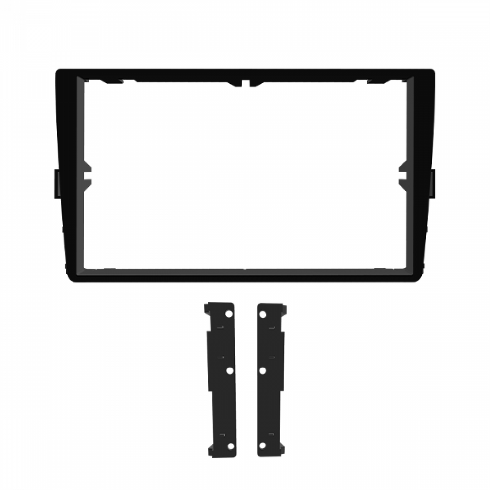 Moldura 8 Pioneer VW Novo Polo, Virtus 18/23, T-Cross 19/23, Nivus 20/23 - Black Piano