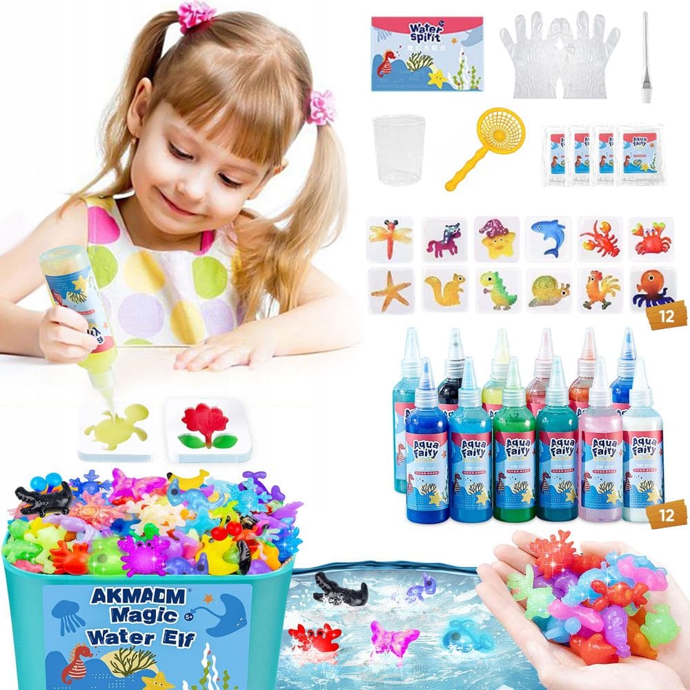 Kit de gel de água Aqua Fairy Magic Water Elf com moldes de 12 formas