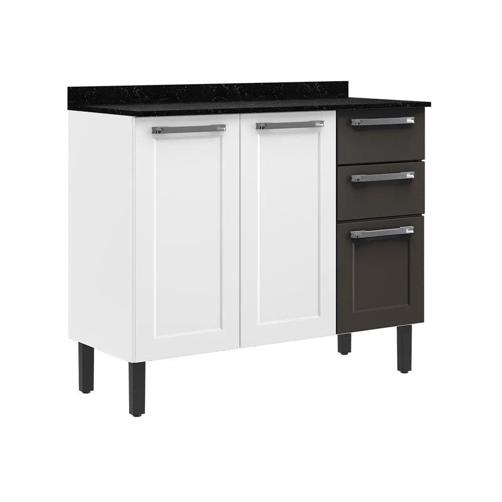 Balcão Itatiaia Florença 105cm 3 Portas 2 Gavetas