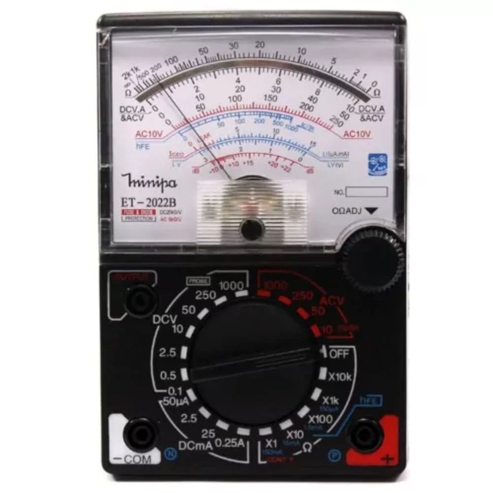Multimetro Analogico Profissional Et-2022B Minipa Et-2022B