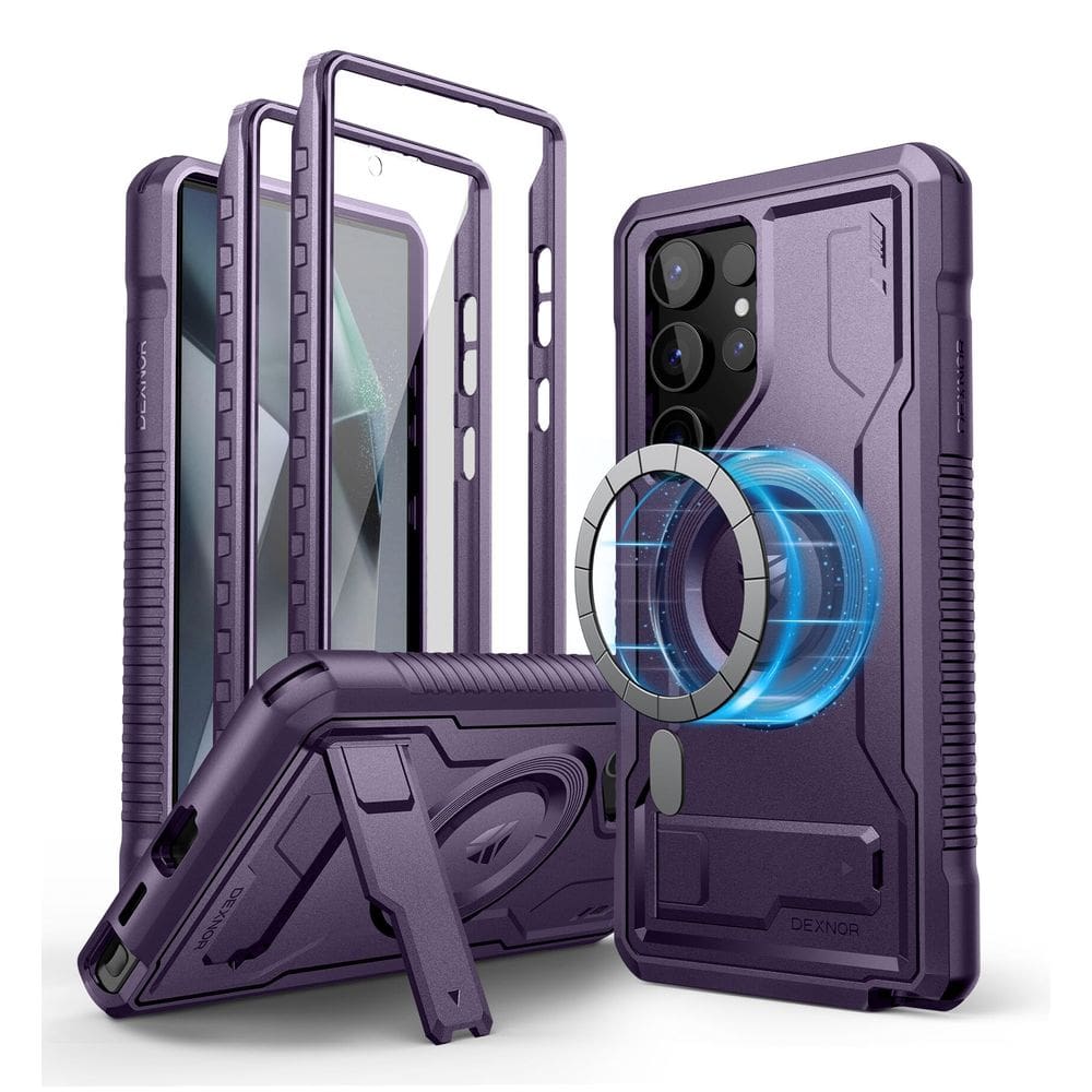 Capa magnética Dexnor para Samsung Galaxy S24 Ultra Purple
