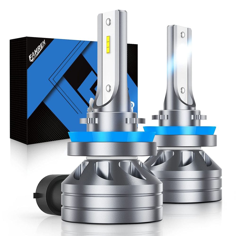 Lâmpadas de neblina LED de condução FAHREN H11/H8/H16 6500K (pacote com 2)