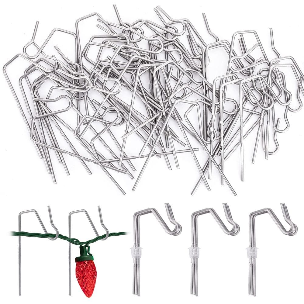 Gutter Hooks de 100 unidades para luzes de Natal ao ar livre em Brightown