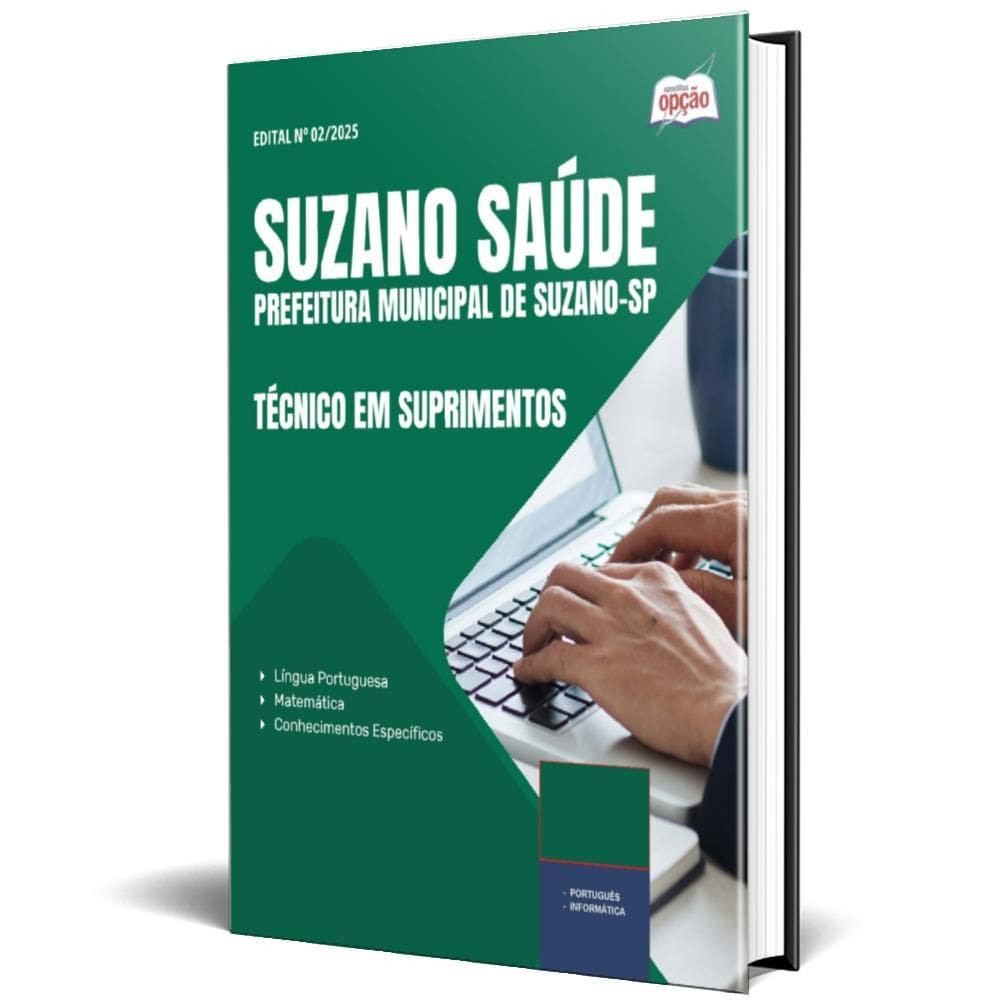 Apostila Suzano Saúde 2025 - Técnico Em Suprimentos