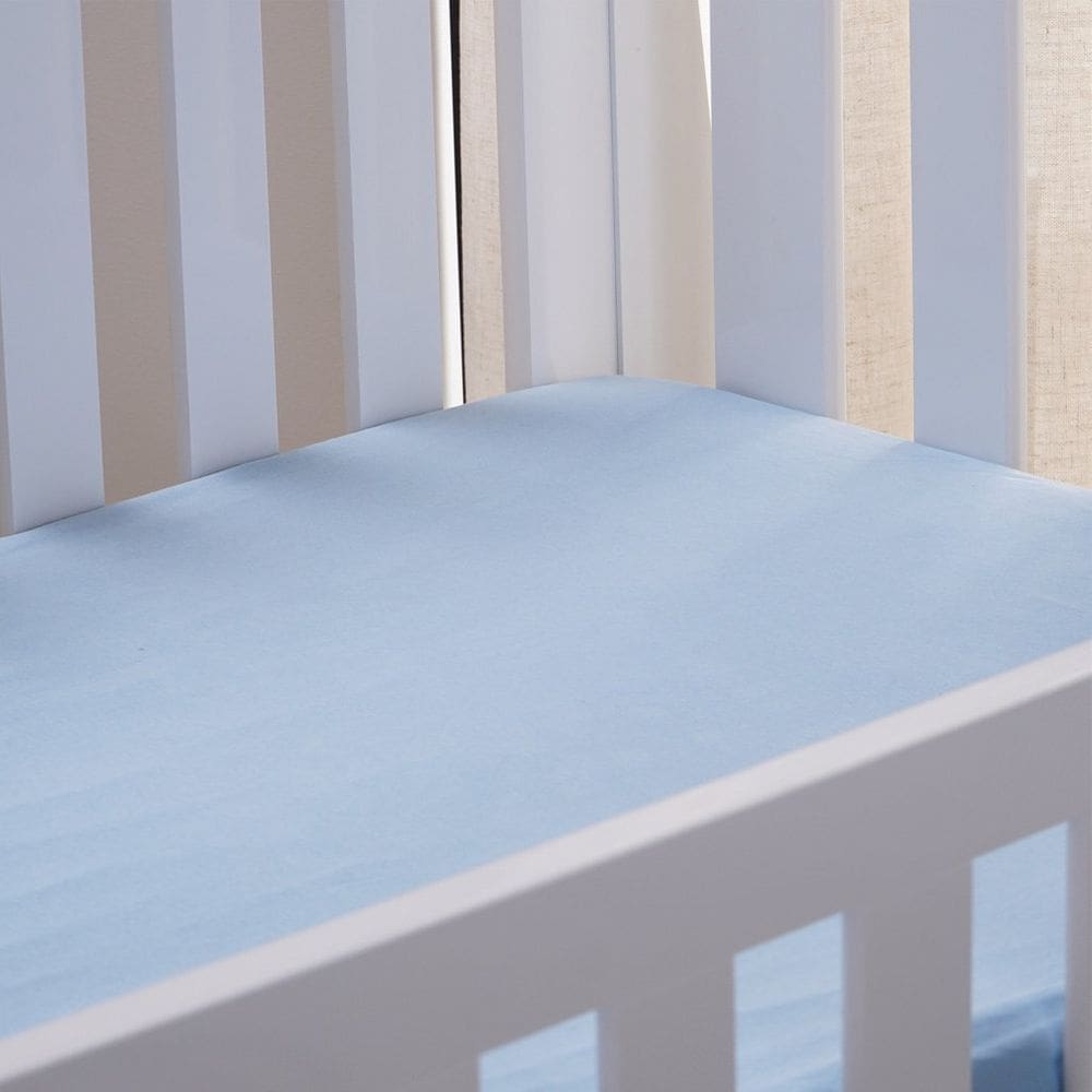 Lençol de Berço com Elástico Malha 100% Algodão 125g/m² 70x130x15cm