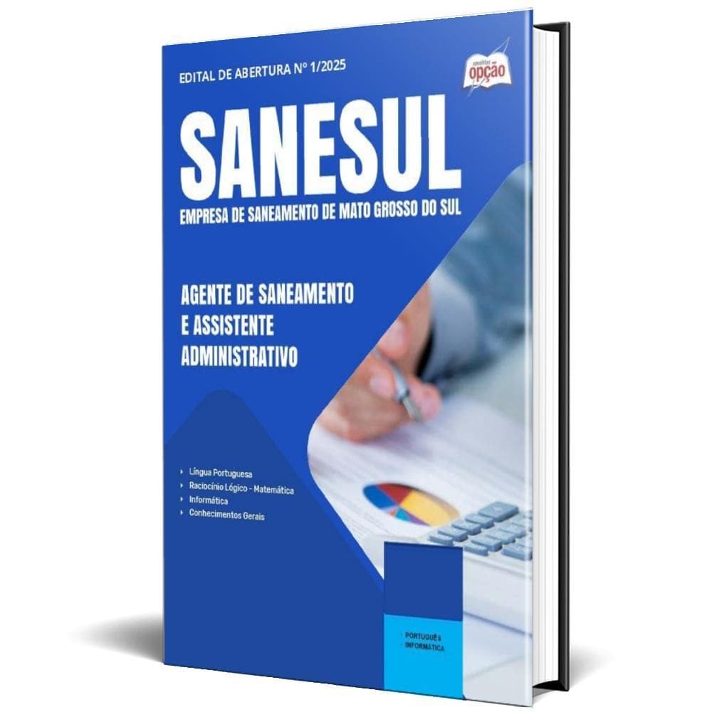 Apostila Sanesul 2025 Agente Saneamento E Assistente