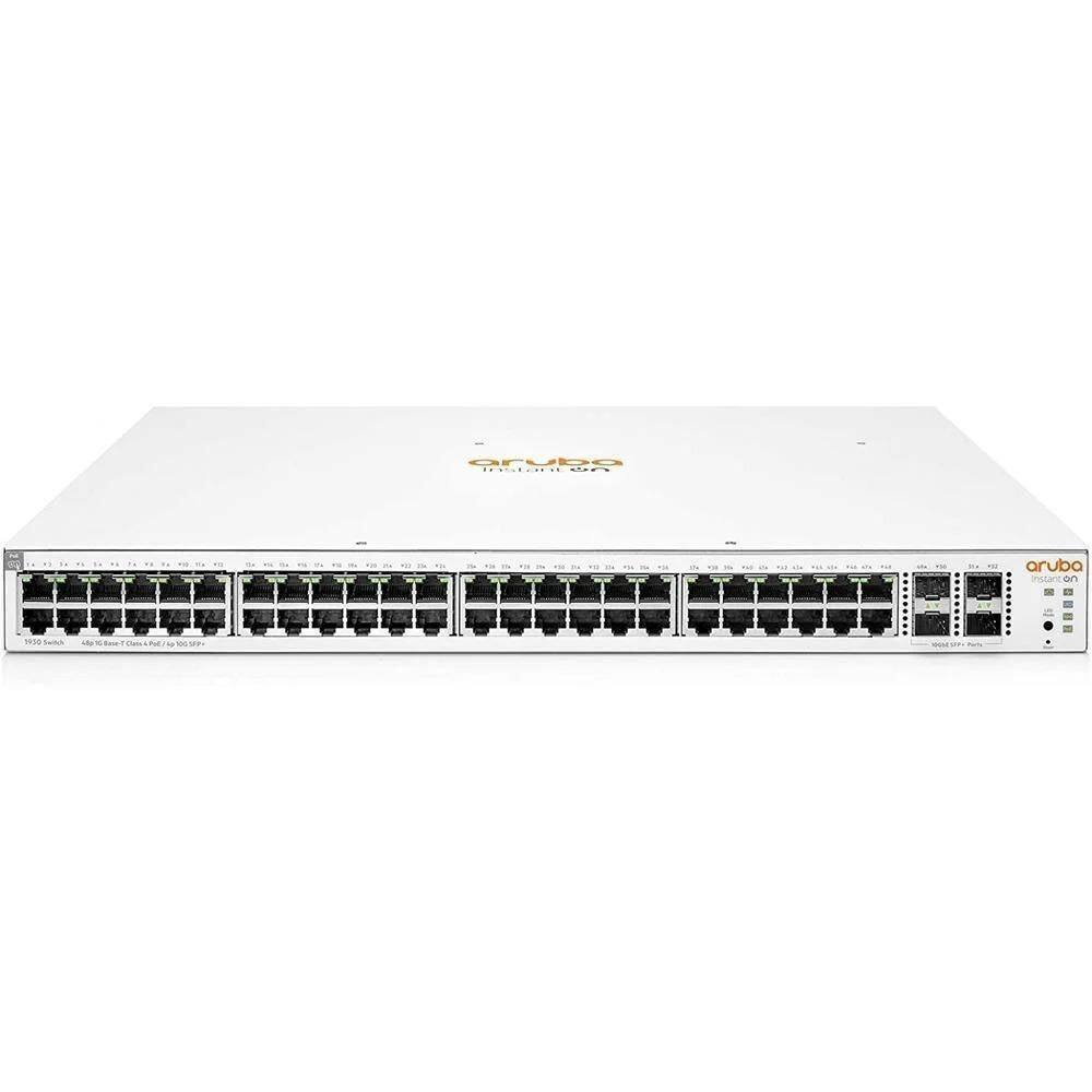 Switch Hpe Aruba L2+ 1930 48P Poe 10/100/1000 + 4P Giga Sfp+ 1GB/10GB Gerenciavel