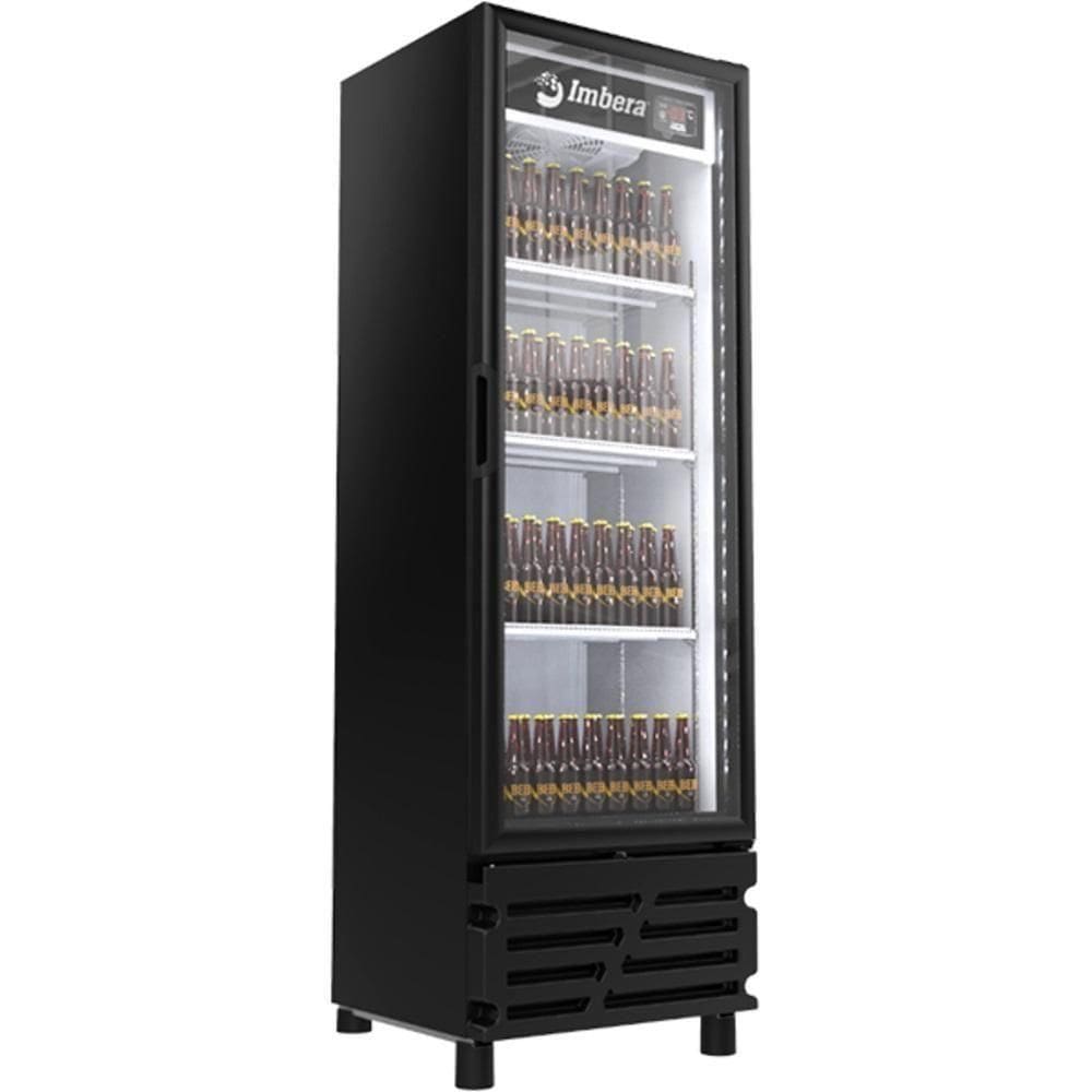 Cervejeira Imbera 485 Litros Porta De Vidro Preto CCV315 220V