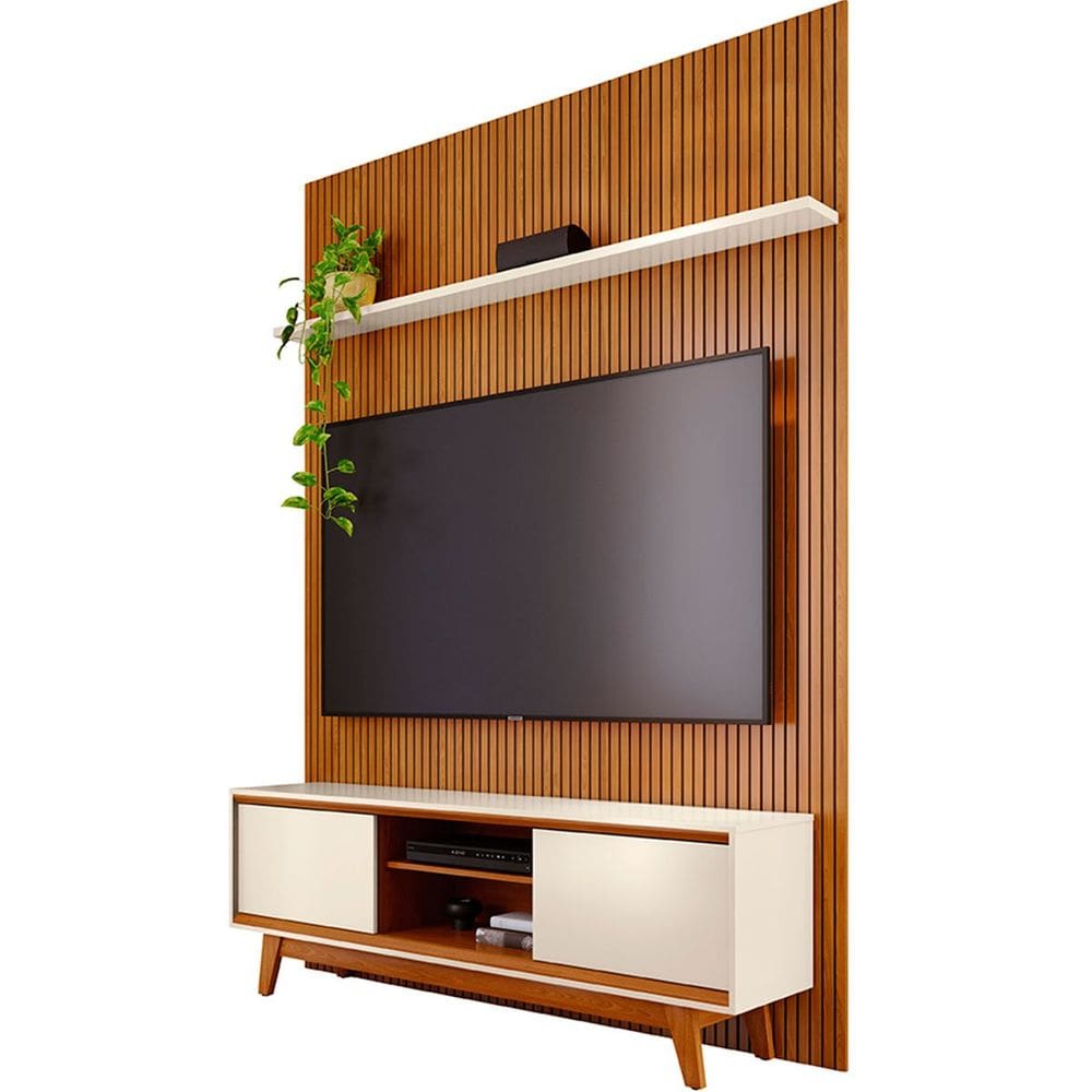 Painel para TV 65 Polegadas Composição Bancada Nilo