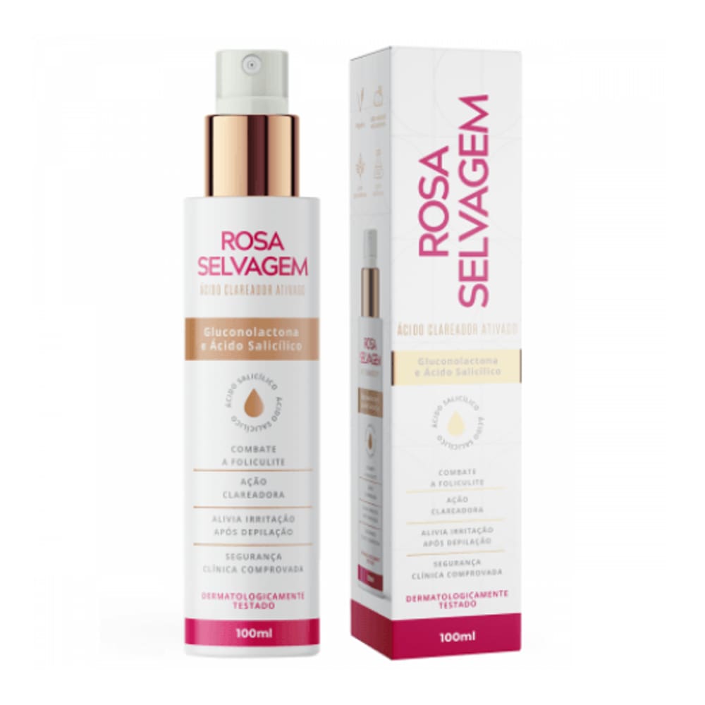 Rosa Selvagem Acido Clareador Ativado 100Ml