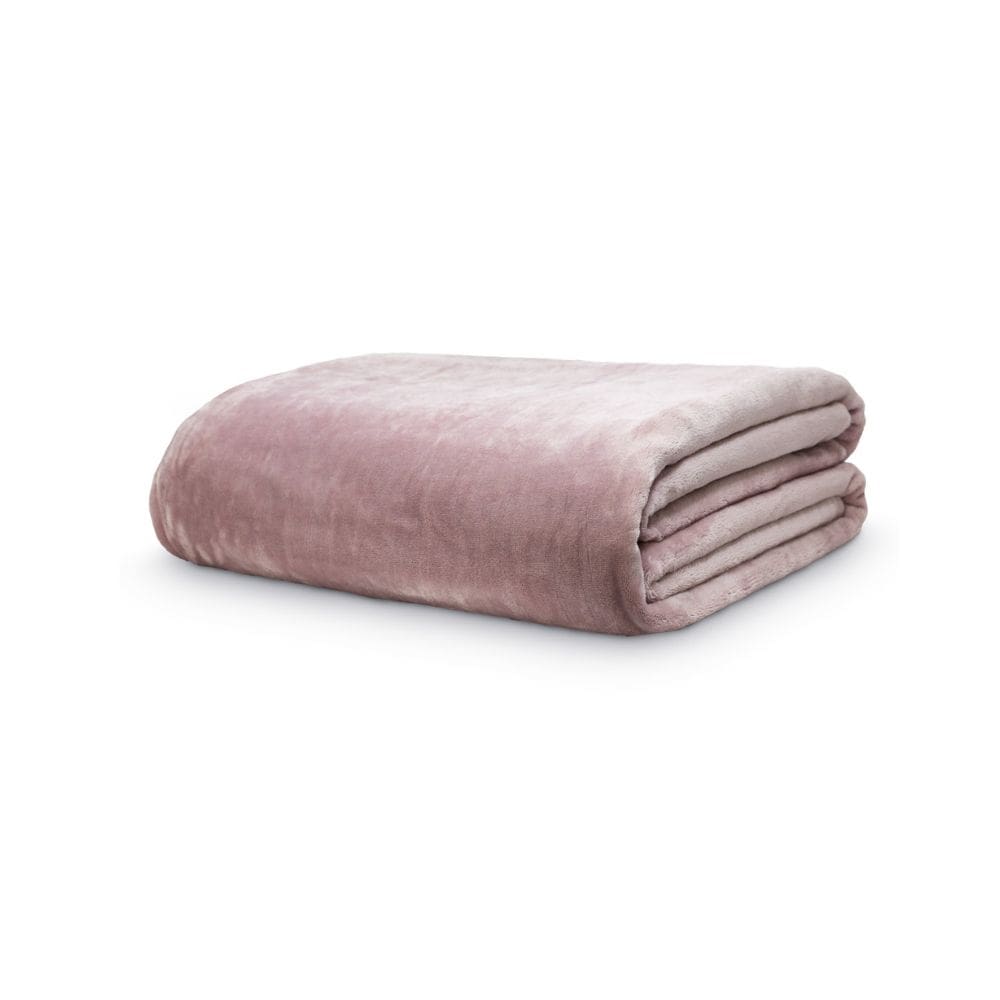 Cobertor Queen Neo Velour 220x240 Liso 300g/m² Rose