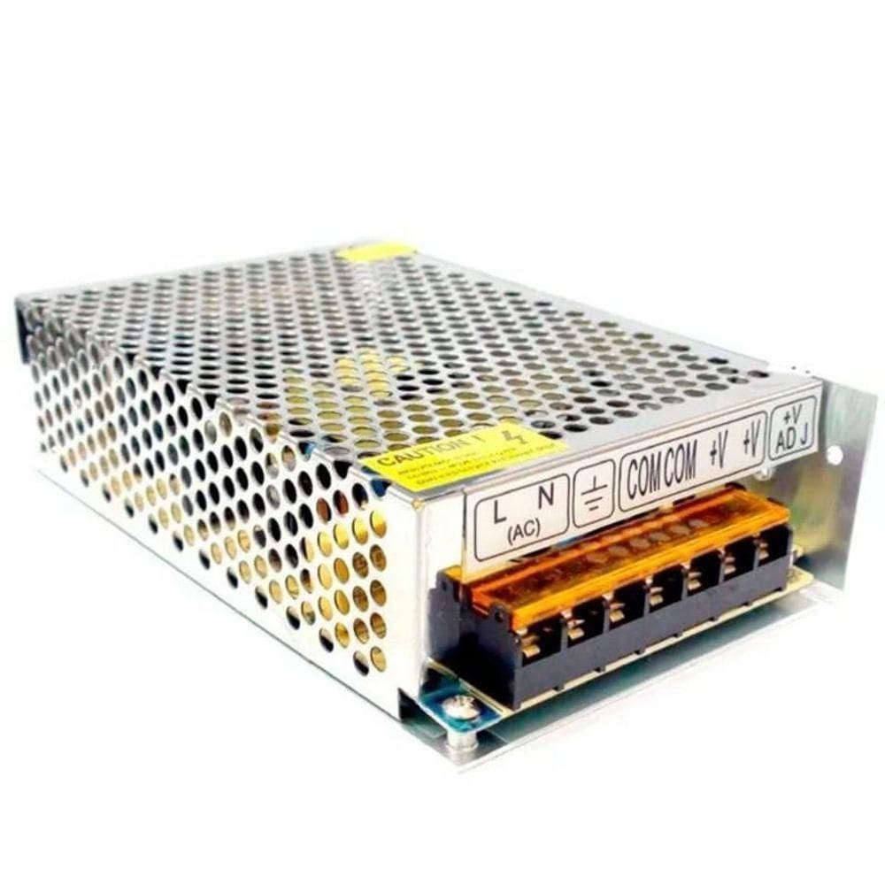 Fonte 12v 10a Bivolt Para Cftv Colmeia